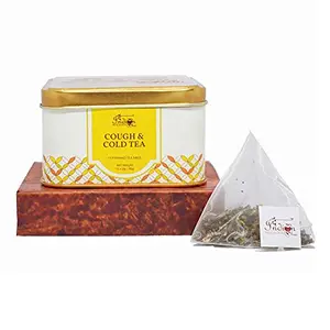 The Indian Chai - Cough & Cold Tea 15 Pyramid Tea Bags for Best Defence Against Cold Cough & Stress Great for Families Mothers and Kids