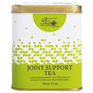 The Indian Chai - Joint Support Tea 100g with Hadjod Ashwagandha Turmeric Giloy Nettle etc for Healthy Joints & Comfort Helps with Inflammation & Pain.
