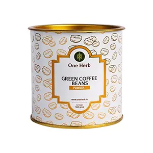 One Herb - Green Coffee Beans Powder 100g Supports Metabolism and Weight Management Rich in Antioxidants Supports Wellness and Vitality Enhances Energy Promotes Heart Health