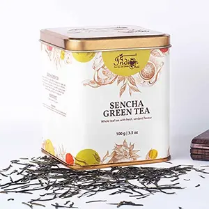 The Indian Chai - Sencha Green Tea 100g Promotes Immunity Supports Weight Loss. Boosts Brain & Memory