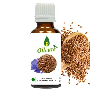 Oilcure Flaxseed Oil | 30 ml | Cold Pressed