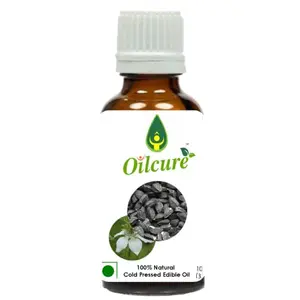 Oilcure Kalonji Oil | 30 ml | Cold Pressed | Nigella Sativa | Glass Bottle