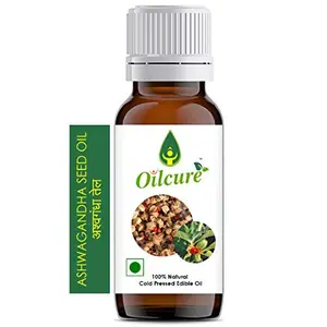 Oilcure Ashwagandha Seed Oil Edible | Cold Pressed | Pure | - 100 ml