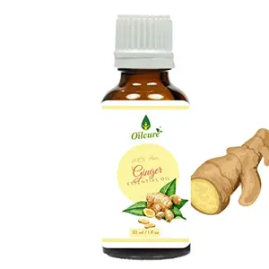 Oilcure Ginger Essential Oil | 30 ml | Pure | Undiluted
