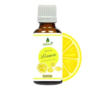 Oilcure Lemon Essential Oil | 30 ml | Pure | Undiluted