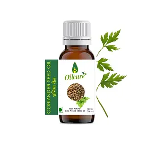 Oilcure Coriander Seed Oil | 30 ml | Dhania Ka Tel | Edible
