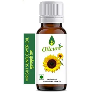 Oilcure Sunflower Oil Cold Pressed | Virgin - 100 ml