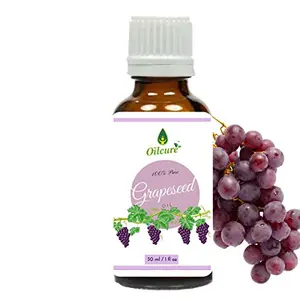 Oilcure Grape Seed Oil | 30 ml | Carrier Oil | Therapeutic Grade