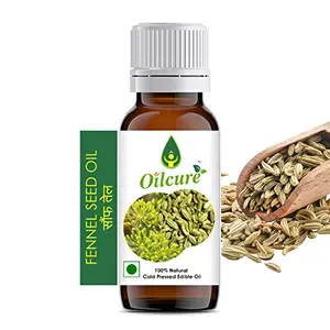 Oilcure Fennel Seed Oil | Saunf Oil | Edible | Cold Pressed | 100 ml