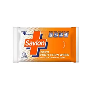 Savlon Germ Protection Wipes 10 Nos Pack