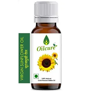Oilcure Virgin Sunflower Oil Cold Pressed - 500 ml