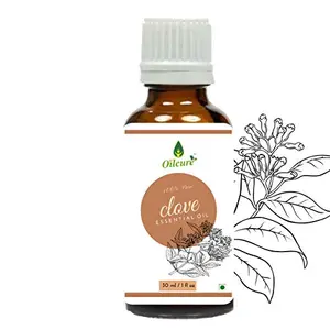 Oilcure Clove Essential Oil | 30 ml | Pure | Undiluted