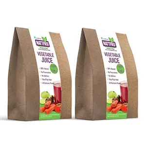 Nattfru Vegetable Juice Powder - Lyophilised Freeze Dried Natural - No Preservatives - Set of 2