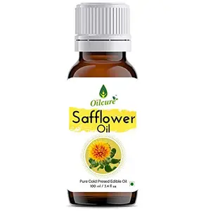 Oilcure Safflower Oil | Cold Pressed | 100 ml | Pure