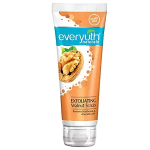 Everyuth Naturals Exfoliating Walnut Scrub Paraben free Removes Blackheads And Dead Skin Cell 100 gm