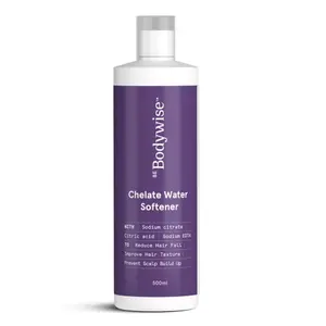 Bodywise Chelate Water Softener for Women 500ml | Hard Water Softening Solution for Healthier Hair | Helps to Balances pH