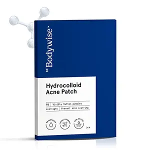 Bodywise Acne Pimple Patch for Women & Men (24 Dots | 3 Sizes) | Absorbs & Flattens Acne Pimples Overnight | Waterproof | Reduces Excess Oil Shrinks Pimples Reduces Blemish & Clears Pores | For All Skin Type