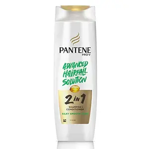 Pantene Advanced Hairfall Solution 2in1 Anti-Hairfall Silky Smooth Shampoo & Conditioner for Women 340ML