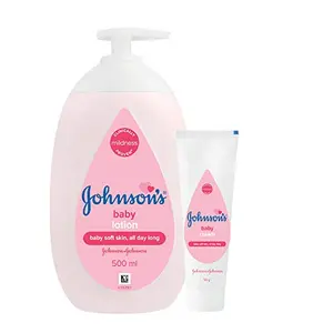 Johnson's Baby Lotion 500ml and Baby Cream 50g