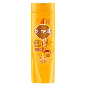 Sunsilk Nourishing Soft & Smooth Shampoo With Egg Protein Almond Oil & Vitamin C For 2X Smoother and Softer Hair 180 ml