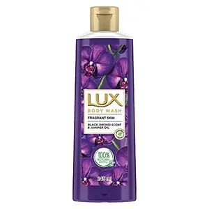 Lux Shower Gel Black Orchid Fragrance & Juniper Oil Bodywash With Glycerine For Soft Skin Long Lasting Fragrance Paraben Free 245 ml