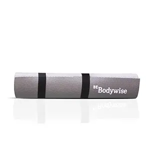 Bodywise 6mm Thick EVA Yoga Mat (600 mm x 1800 mm x 6 mm) | Anti Slip Technology Anti Tear & Sweat Resistant | Waterproof Light Weight & Easy To Carry