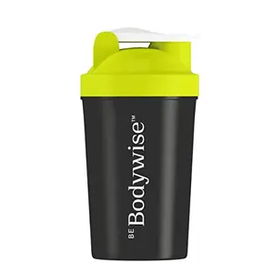 Bodywise Protein Shaker Bottle | 100% Leakproof Guarantee Protein Shaker Bottle | 500ML
