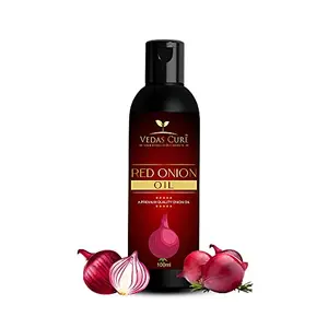 Vedas cure Onion Oil- 100% Natural- Parabens Free - For Hair Growth & Hair Fall Control