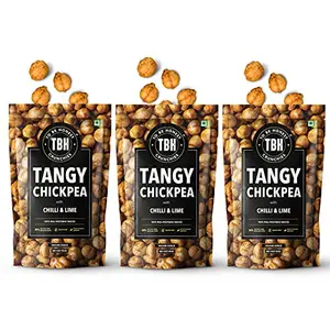 TBH - To Be Honest Vegetable Chips | Tangy Chickpea with Chilli & Lime | 330 g (Pack of 3 110g Each) |Tasty with High Dietary Fiber and Nutrient Content Gluten-Free Snack. |