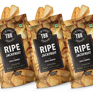 TBH - To Be Honest Jackfruit Chips Crunchies | 150 gm Pack of 3 (50 gm each) | Ripe Jackfruit | High Dietary Fibre Nutritious and Healthy Snacks