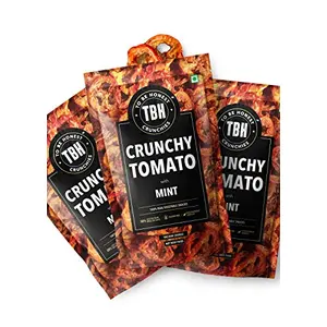 TBH - To Be Honest Vegetable Chips | Crunchy Tomato with Mint | 84g (Pack of 328 g Each) | Tasty Chips with High Dietary Fiber and Nutrient Content Gluten Free Snack Vegan Friendly
