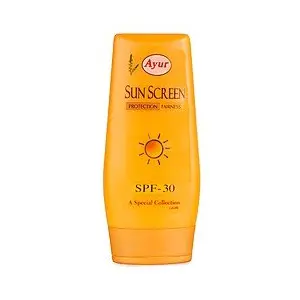Ayur Sunscreen SPF 30 - 100 Milliliters Lotion