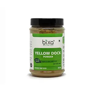 Bixa Botanical Ayurvedic Herb Yellow Dock Powder (Rumex Crispus) Herbal Supplement for Chronic Skin Problems 7 Oz/200 g