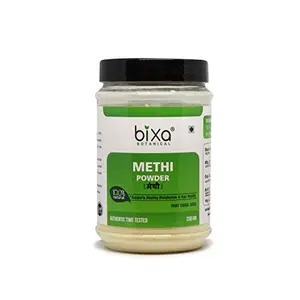 Bixa Botanical Methi Powder (Trigonella Foenum/Fenugreek) High Sugar Controller and Nutritive Ayurvedic Herbal Supplement for Increase Haemoglobin 7 Oz/200 g