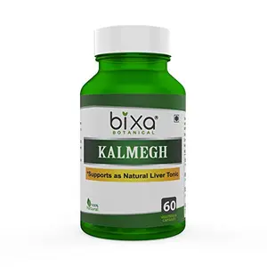 Bixa Botanical Kalmegh Extract Andrographis Paniculata 20% Andrographolide 60 Veg Capsules (450 mg) Supports As Natural Liver Tonic Useful To Increase Immunity Against Various Infections