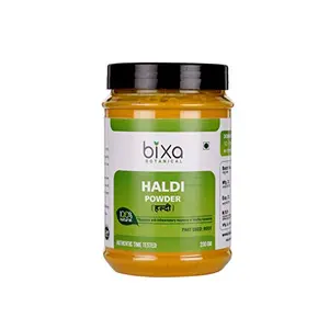 Bixa Botanical Haldi Powder (Curcuma Longa/Turmeric Root) Herbal Supplement For Allergy And Infection Externally Helps To Heal The Wounds ( 200g ) Bixa Botanical