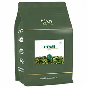 Thyme leaves 500gms | Top Grade Leaves From Egypt | For Seasoning Italian Sauces Salad Sandwiches Pizza Herbal Tea Healthy Dried Herbs By Bixa Botanical