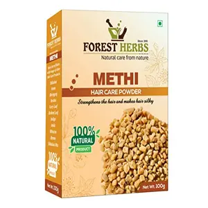 Forest Herbs 100% Natural Organic Fenugreek Methi Powder For Hair Skin (100GMS)