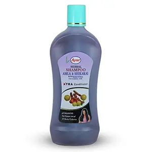 Ayur Herbal Amla & Shikakai Shampoo (Extra Conditioner) 500 ml