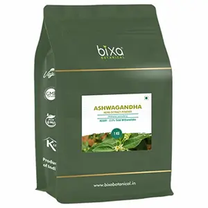 Ashwagandha Herb Dry Extract 2.5% Total Withanolides | 1 Kg | Support Immunity healthy heart | Non-GMO Vegan & Gluten Free