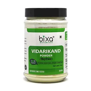 Vidarikand Powder | Pueraria Tuberosa/Vidarikand Promotes Muscle Mass Strength & Weight Gain By Bixa Botanical - 7 Oz (200g) Bixa Botanical