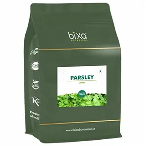 Parsley Leaves 500 gms | Top Grade Leaves From Egypt | Curries Soups Salads Garnish Herbs Seasoning By Bixa Botanical