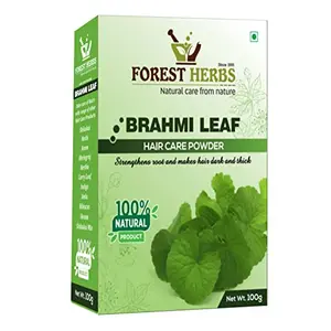 Forest Herbs 100% Natural Organic Brahmi Powder For Hair Growth - 100 Grams