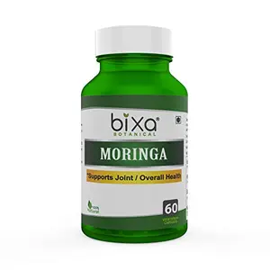 Shigru Extract (Moringa Oleifera) 1% Alkaloids 60 Veg Capsules (450mg) Useful For Joint Pain & General Nutrition Supports Removal Of Blockages In Blood And Normal Heart Circulation Bixa Botanical