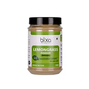 Bixa Botanical Lemongrass Powder (Cymbopogon Citratus) Excellent Detoxifier and Fever Reducer Ayurveda Herb for Increase Urinary Output and Remove Toxic Waste