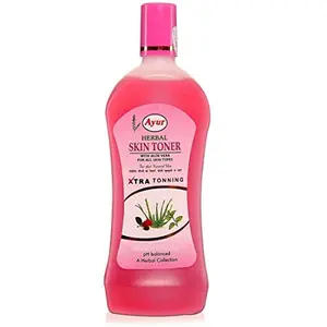 Ayur Herbals Skin Toner with Aloe Vera 1000ml (For All Skin Types)