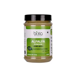 Bixa Botanical Alfalfa Powder (Medicago Sativa) Supports Nutrition & Overall Well-Being - 7 Oz (200g) Bixa Botanical
