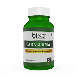 Caralluma Extract (Caralluma Fimbriata) 30% Pregnane Glycosides 60 Veg Capsules (450mg) Supports Weight Reducing Action Supports To Reduce Appetite & Food Craving Bixa Botanical
