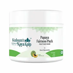 Kulsum's Kaya Kalp Herbals Papaya Fairness Face Pack (250 g)
