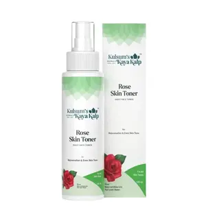 Kulsum's Kaya Kalp Herbals Rose Skin Toner for Skin Rejuvenation & Even Skin Tone All Skin Types (100ml)